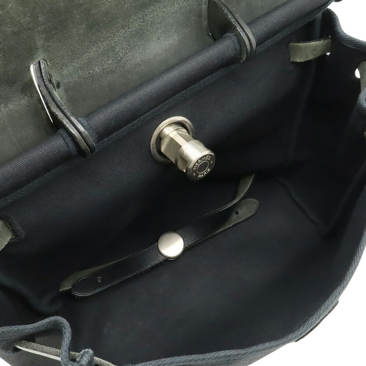 エルメス エールバッグアドPM トワルオフィシエ レザー 2wayリュックサック