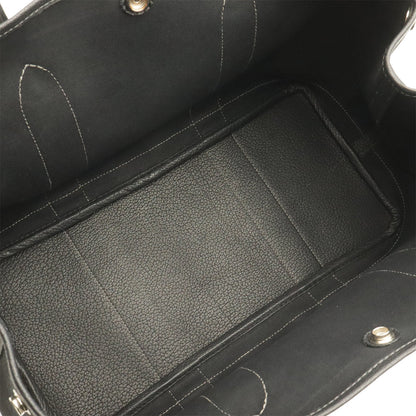 エルメス ガーデンパーティPM トワルオフィシエ レザートートバッグ