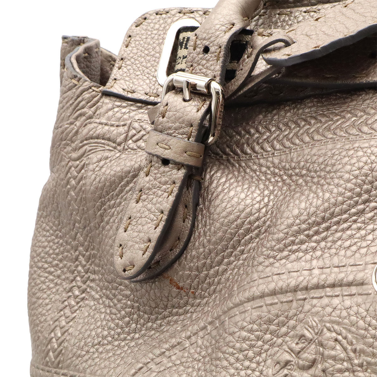 フェンディ セレリア レザーハンドバッグ