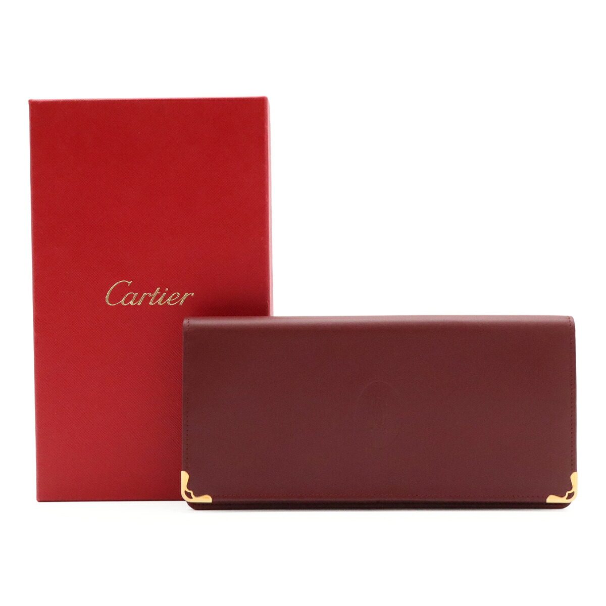 カルティエ マストドゥカルティエ カーフ 長財布