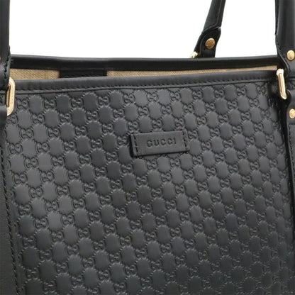 グッチ マイクログッチシマ レザートートバッグ