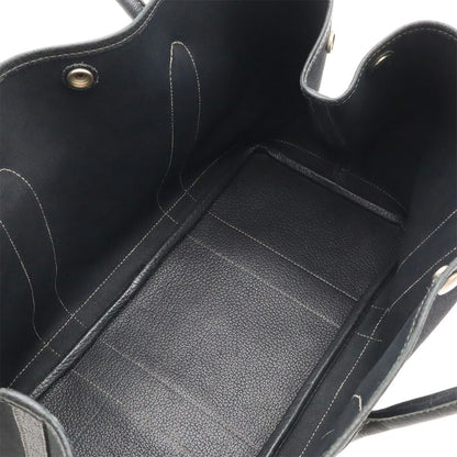 エルメス ガーデンパーティPM トワルオフィシエ レザー トートバッグ