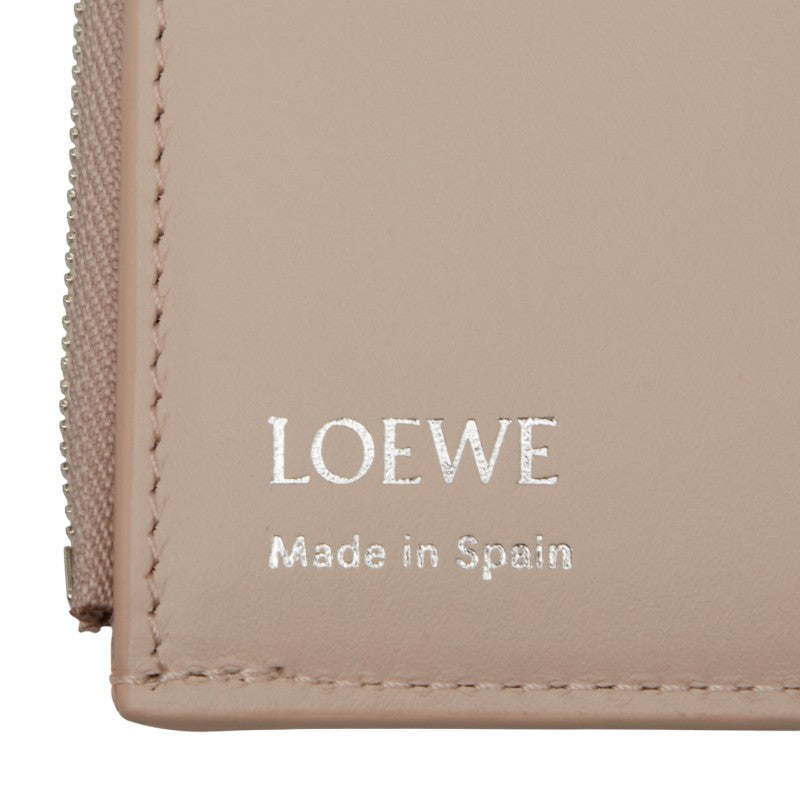 ロエベ ペブル バーティカル ウォレット 小型レザー財布