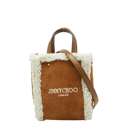 JIMMY CHOO シアリング スエード 2WAY バッグ