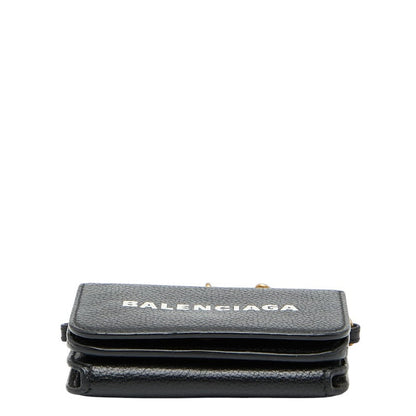 バレンシアガ チェーンミニウォレット レザー 財布