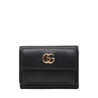 グッチ GGマーモント レザー 三つ折り財布