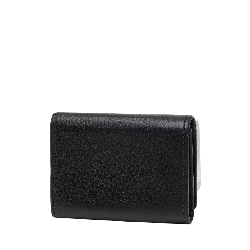 グッチ GGマーモント レザー 三つ折り財布