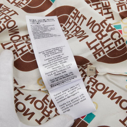グッチ × ザ・ノースフェイス シルクシャツ