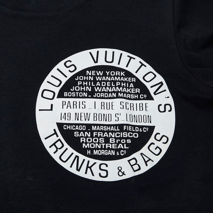 ルイヴィトン TRUNKS＆BAGSロゴ コットン Tシャツ