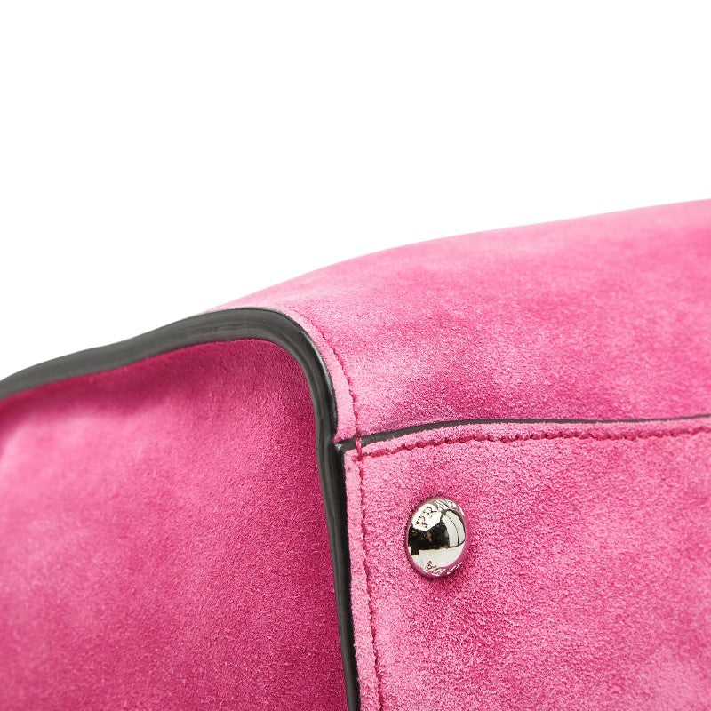 プラダ 三角ロゴプレート スウェード 2wayバッグ