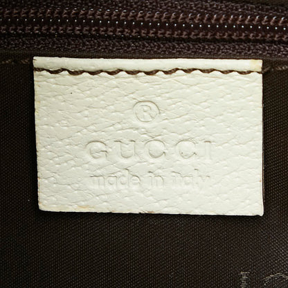 グッチ 001 3873 3754 キャンバスレザーショルダーバッグ