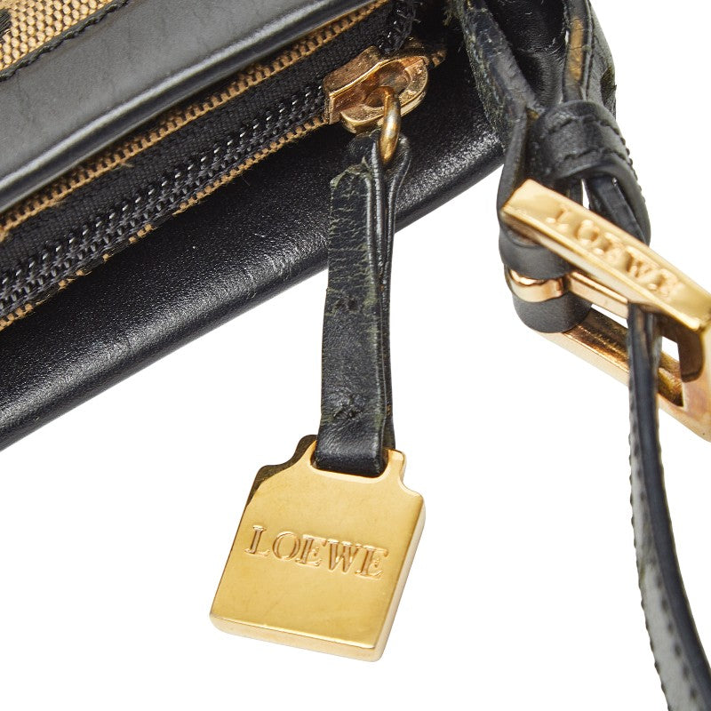 ロエベ アナグラム キャンバス レザー2wayバッグ