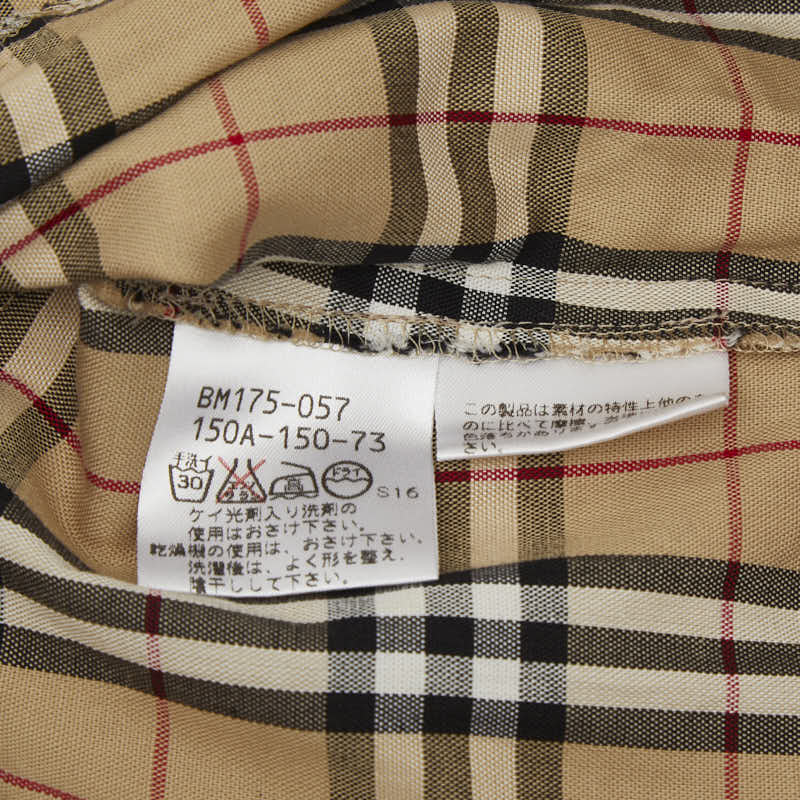 バーバリー ノバチェック コットン ワンピース
