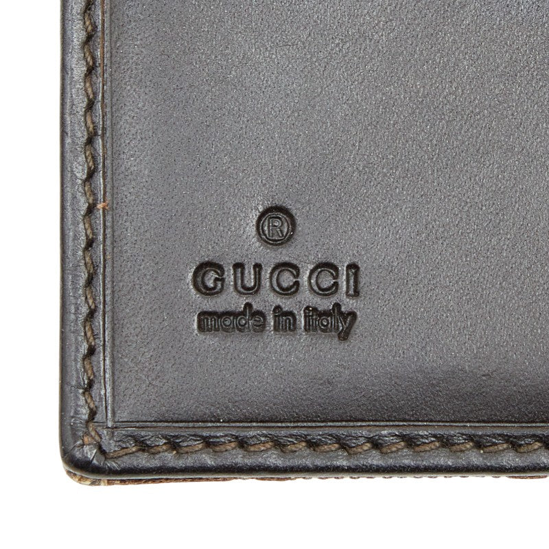 グッチ ジャッキー GGキャンバス 二つ折り財布