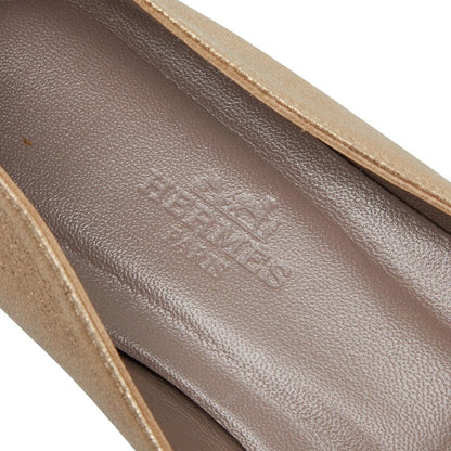エルメス オペラ35½ レザー ローファー