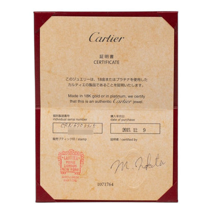 カルティエ エッセンシャルCドゥカルティエ Au750 ダイヤ ブレスレット 15号