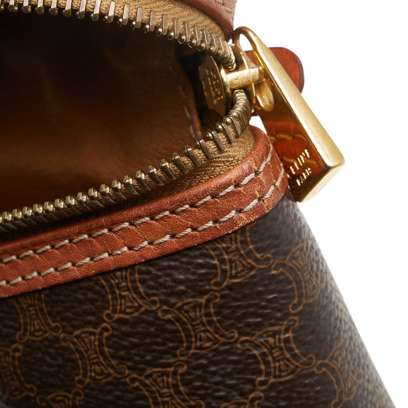 セリーヌ マカダム PVCレザー バニティバッグ
