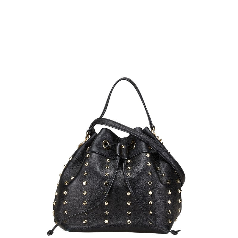 ジミーチュウ BON BON BUCKET S レザー2wayバッグ
