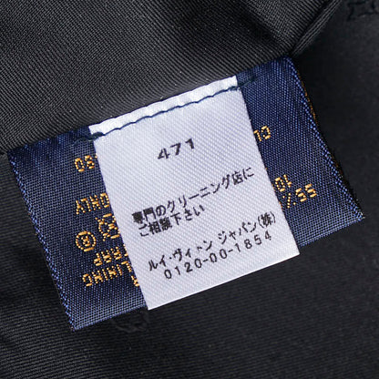 ルイヴィトン モノグラムシャドウ レザー コットン キャップ