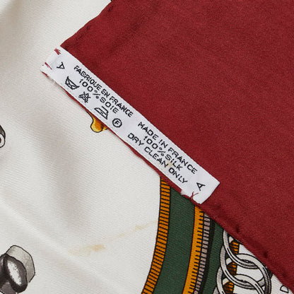 エルメス REPRISEカレ90 シルクスカーフ
