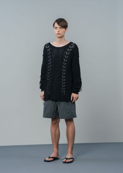 ブフト FISHERMAN'S SWEATER タンギスコットン ニットプルオーバー