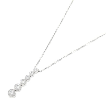 ティファニー ジャズ グラジュエイテッド ドロップ プラチナ ダイヤモンド ネックレス