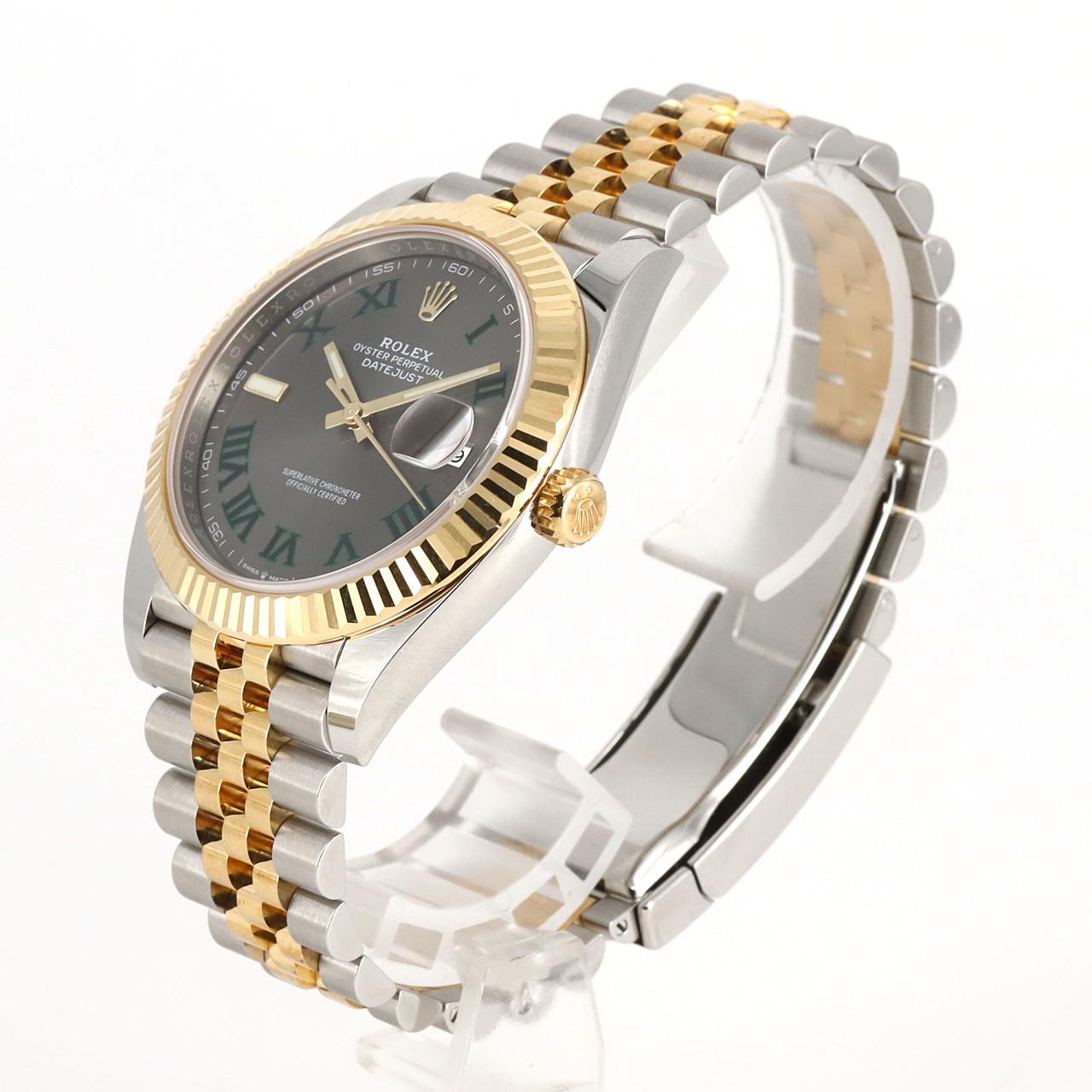 ロレックス デイトジャスト ステンレス x イエローゴールド