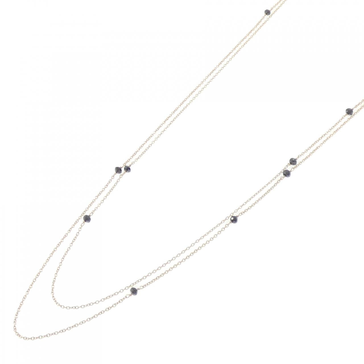14K イエロー ゴールド ダイヤモンド ネックレス