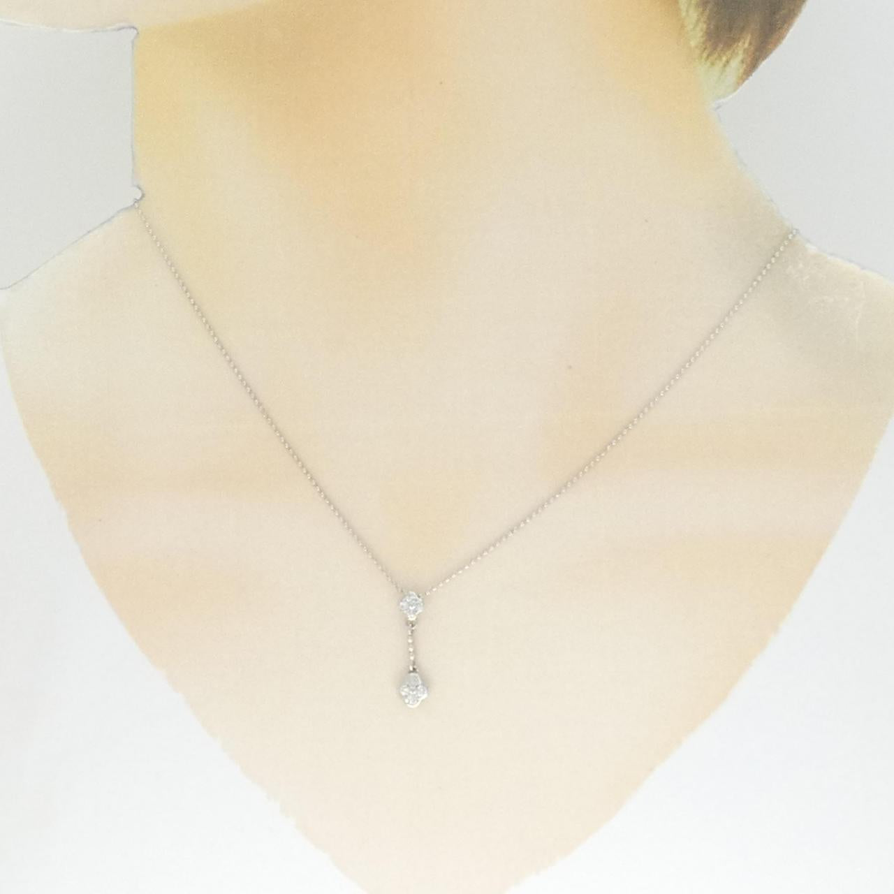 Pt850 ダイヤモンド ネックレス