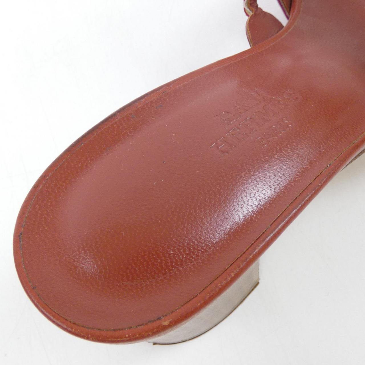 エルメス ナッパレザーサンダル