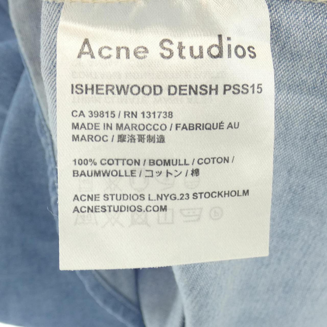 アクネストゥディオズ ISHERWOOD DENSH 半袖シャツ