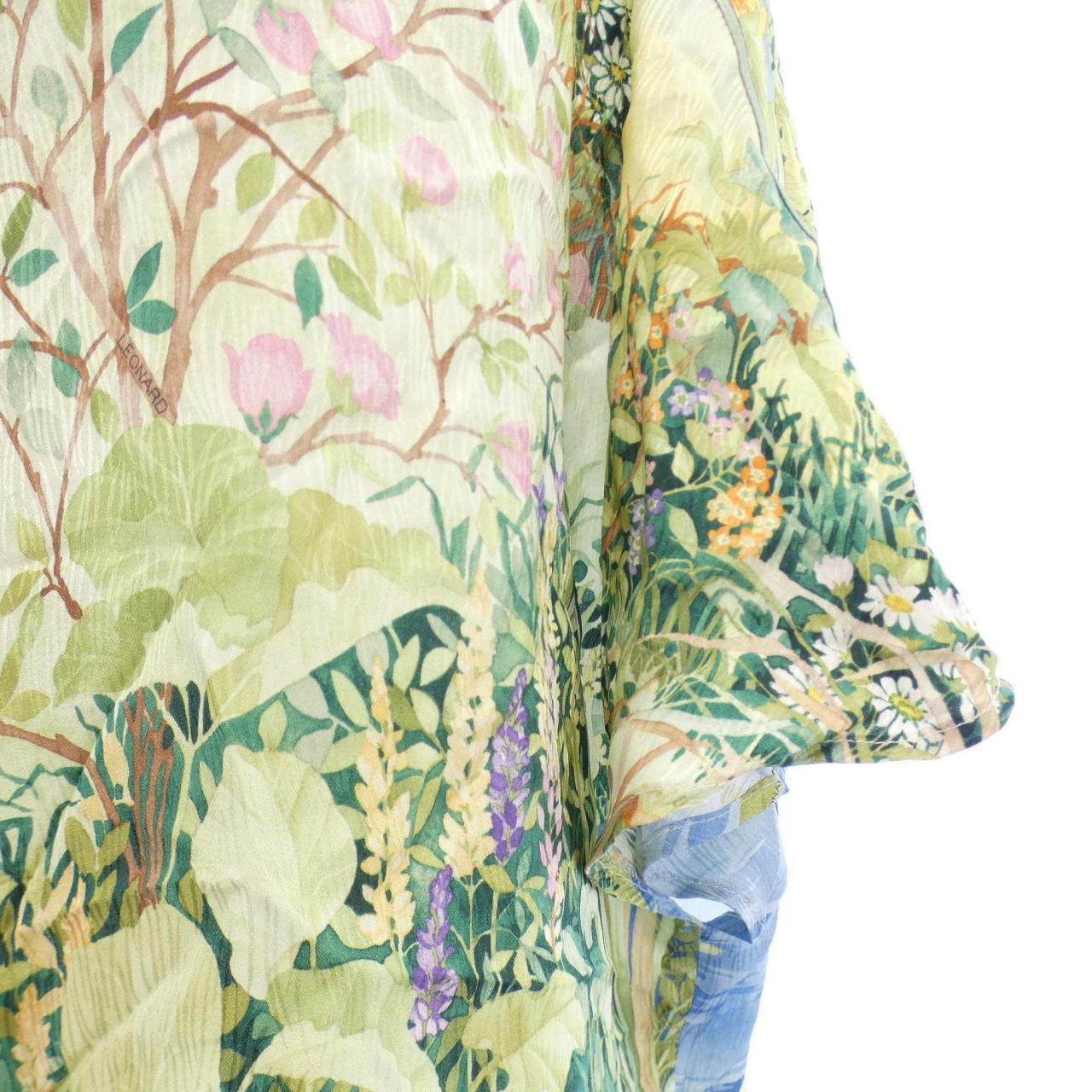 レオナール シルク半袖シャツ