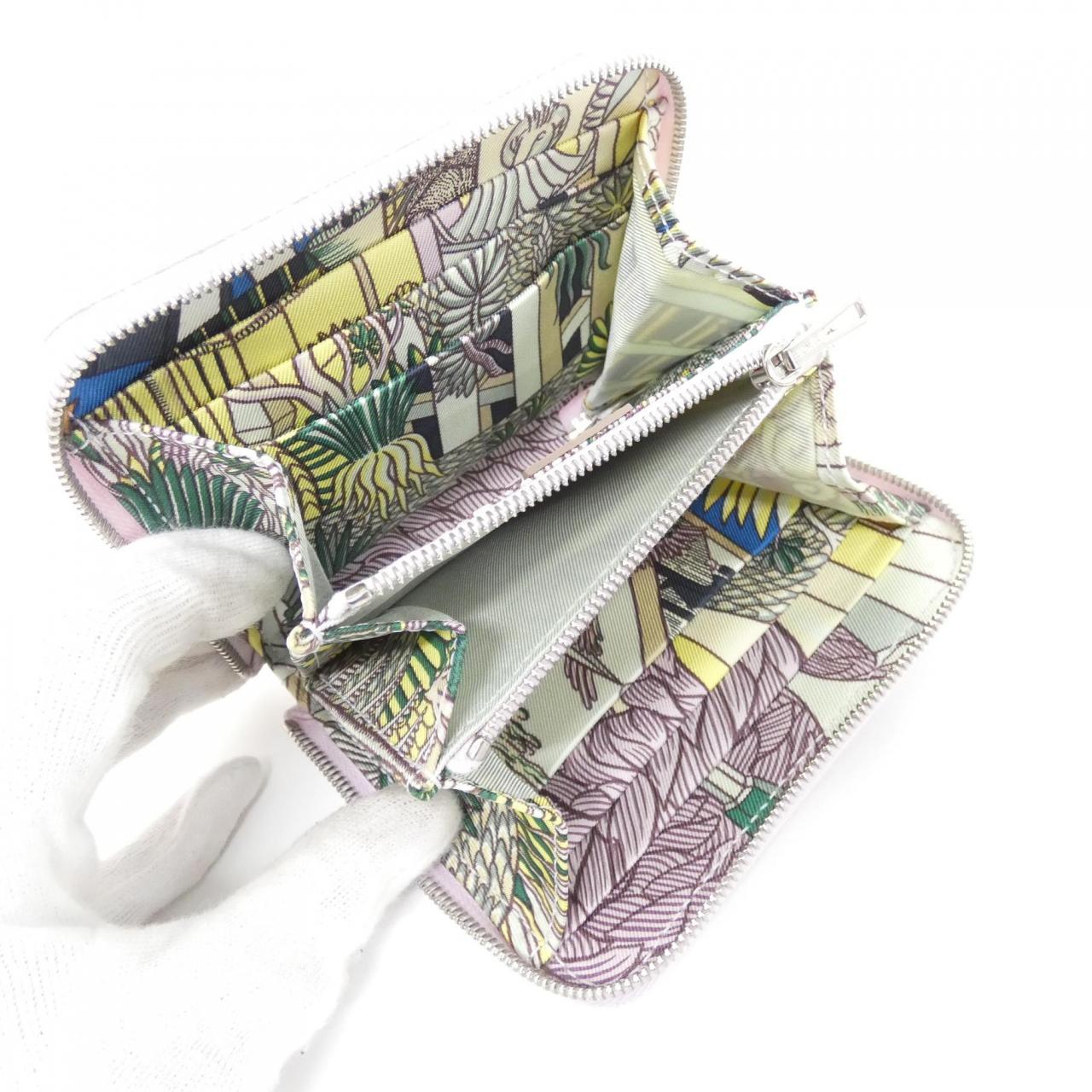 エルメス ANIMAPOLIS Silk In Compact エプソン シルク 財布