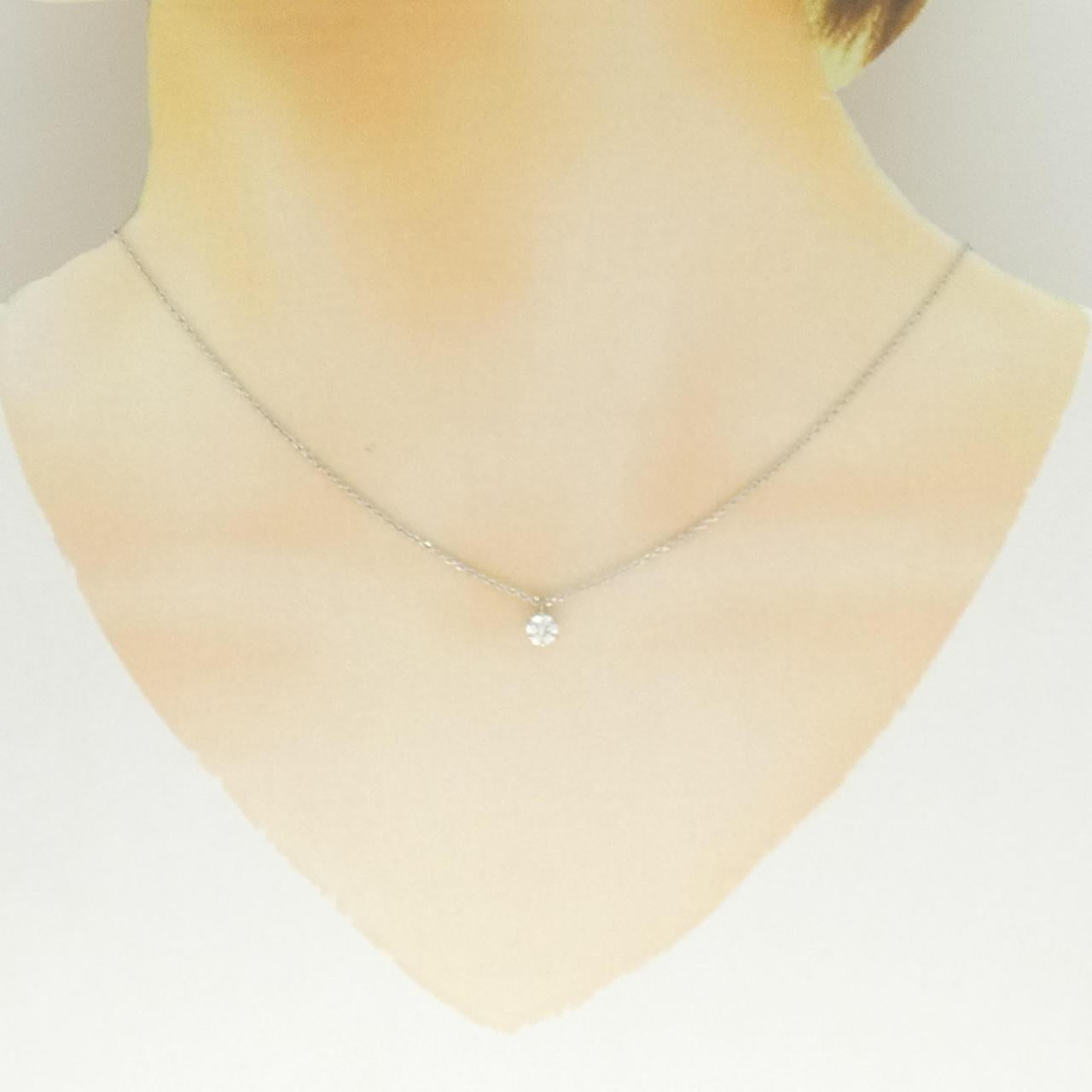 Pt850ダイヤモンドネックレス