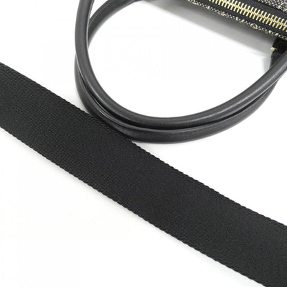 ジミーチュウ Webbed Top Handle JCロゴジャカード カーフ ハンドバッグ