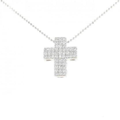Ponte Vecchio クロス Au750 ダイヤモンド ネックレス