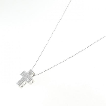 Ponte Vecchio クロス Au750 ダイヤモンド ネックレス