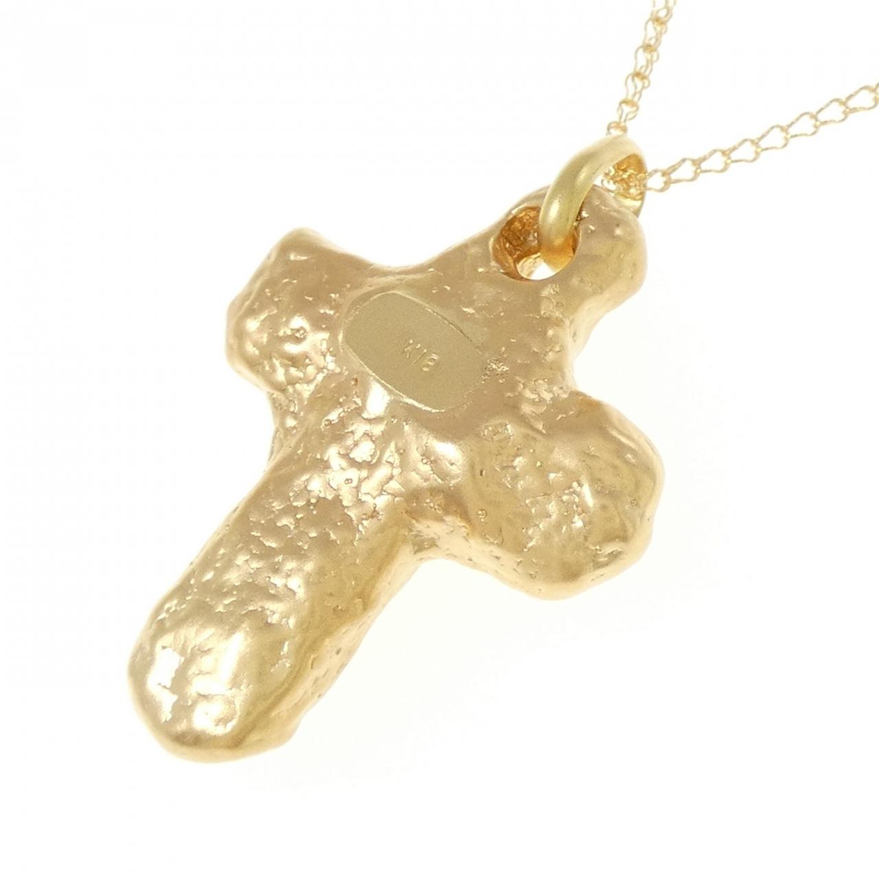 Au750 クロス ネックレス