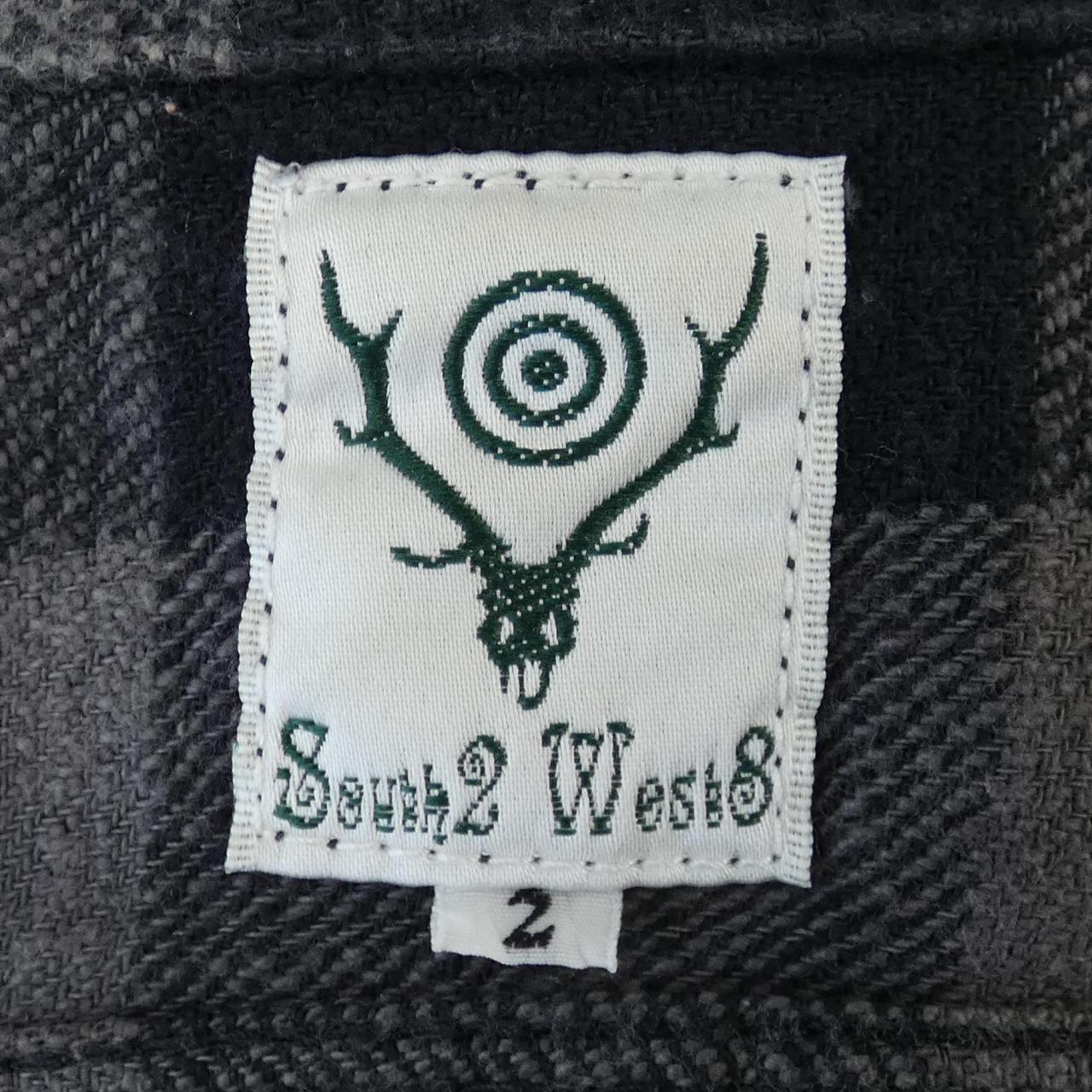 South2 West8 チェック シャツ