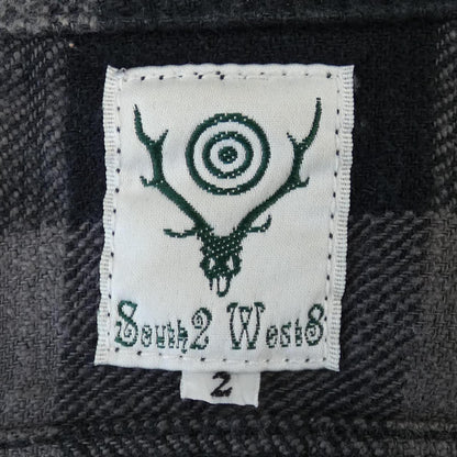 South2 West8 チェック シャツ
