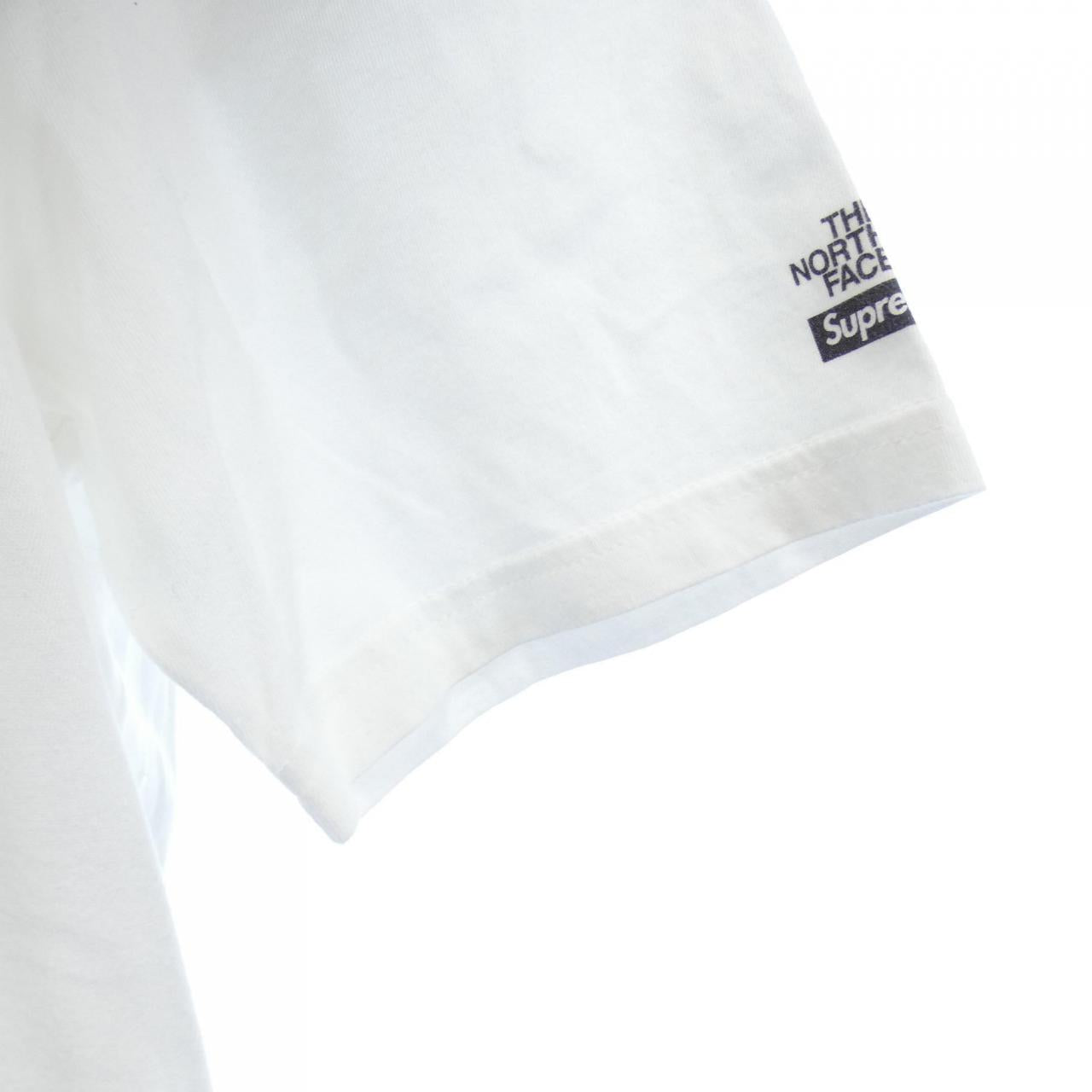 シュプリームザノースフェイス コットンTシャツ
