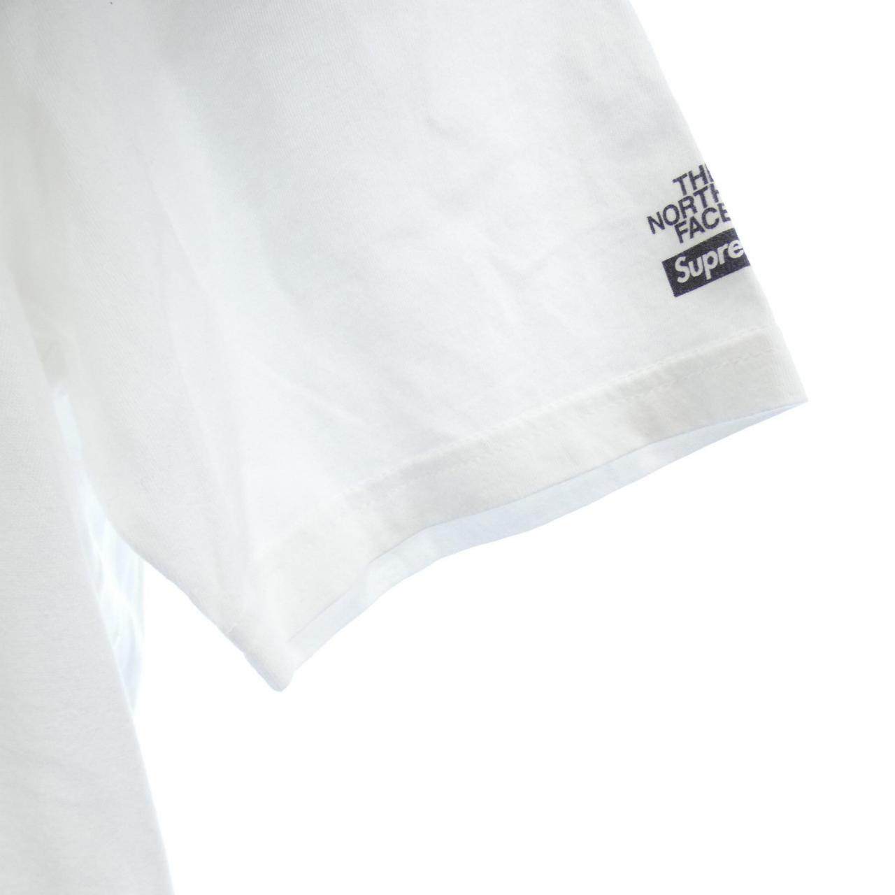 シュプリームザノースフェイス コットンTシャツ