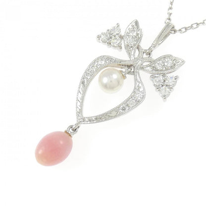 ミキモト コンク パール プラチナ ネックレス