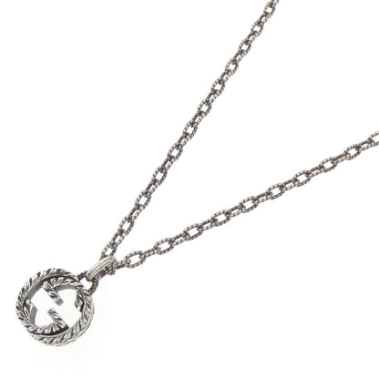 グッチ インターロッキングG 925シルバー ネックレス