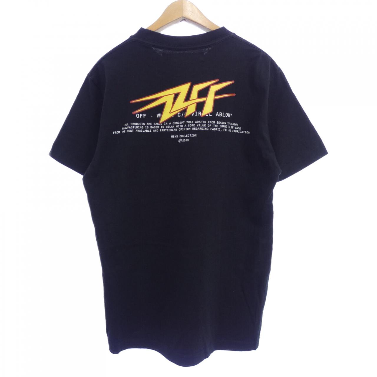 オフホワイト コットンTシャツ