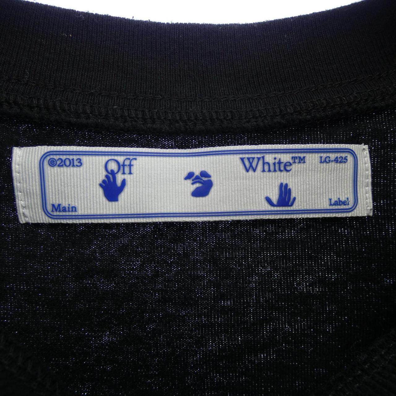 オフホワイト コットンTシャツ