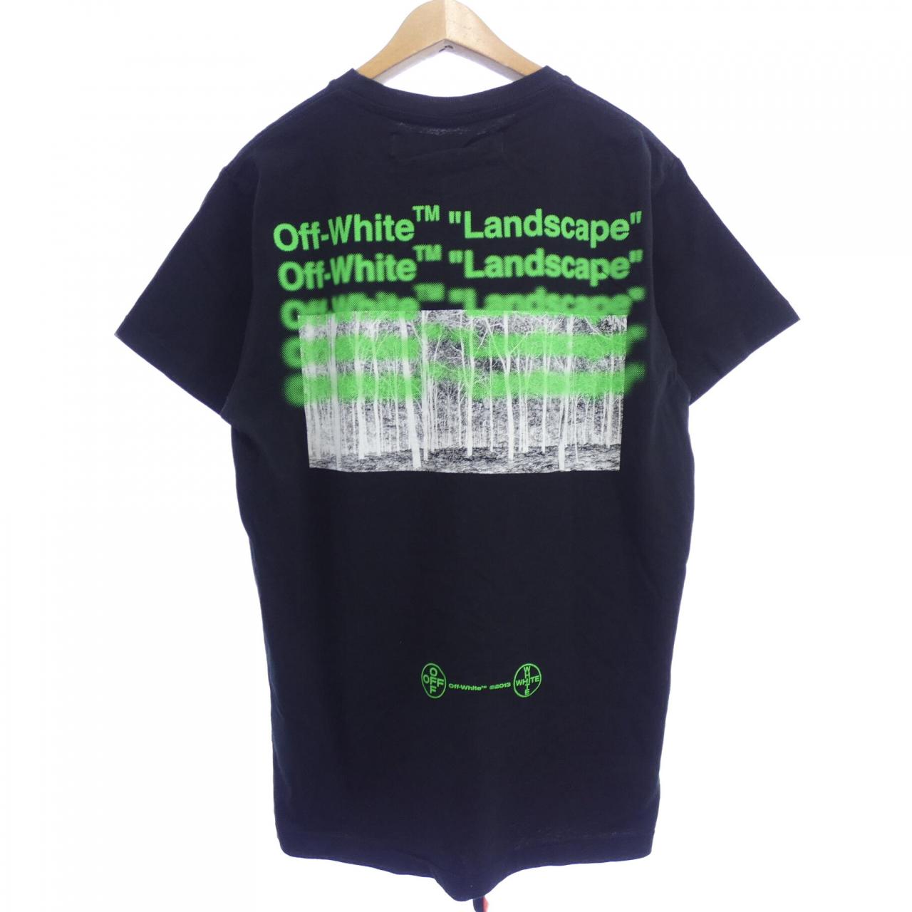 オフホワイト コットンTシャツ