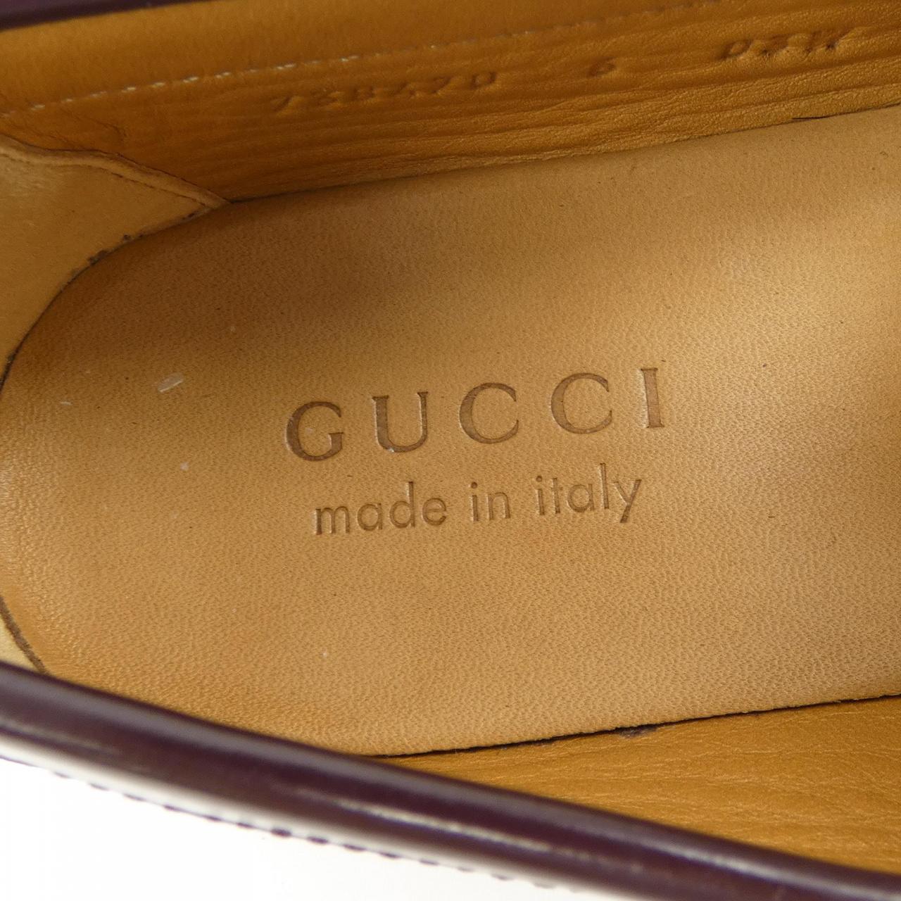 グッチ レザーシューズ