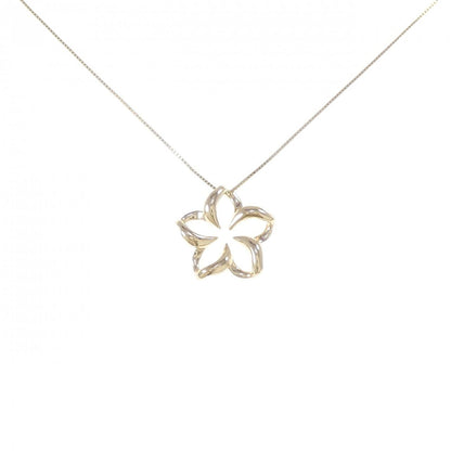 14K イエロー ゴールド フラワー ネックレス