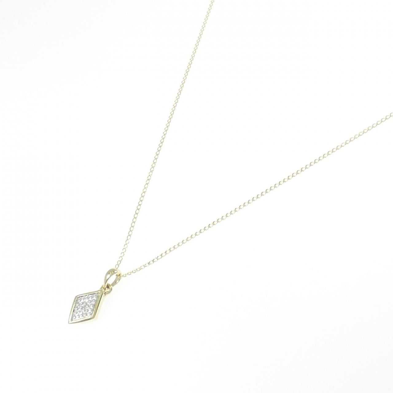 K10YG K10WG ダイヤモンド ネックレス